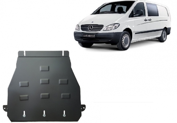 Stahl Getriebe Schutz für Mercedes Vito W639 - 2.2 D 4x2