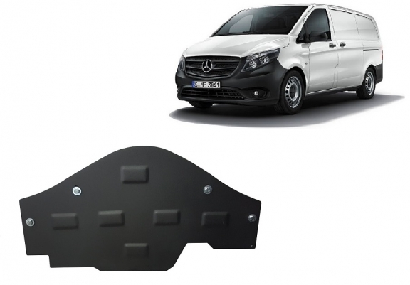 Unterfahrschutz aus Stahl für Stop&Go system Mercedes Vito W447, 4x2, 1.6 D