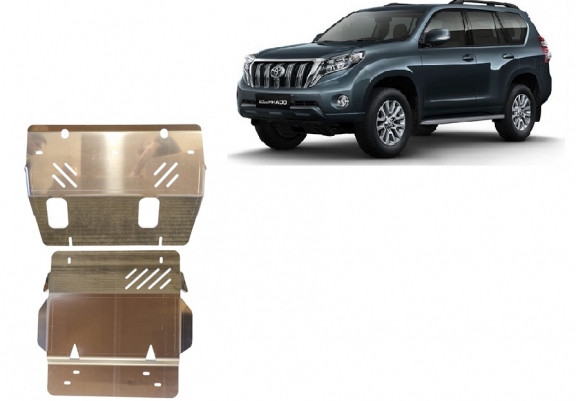 Aluminium Unterfahrschutz für Motor der Marke Toyota Land Cruiser 150