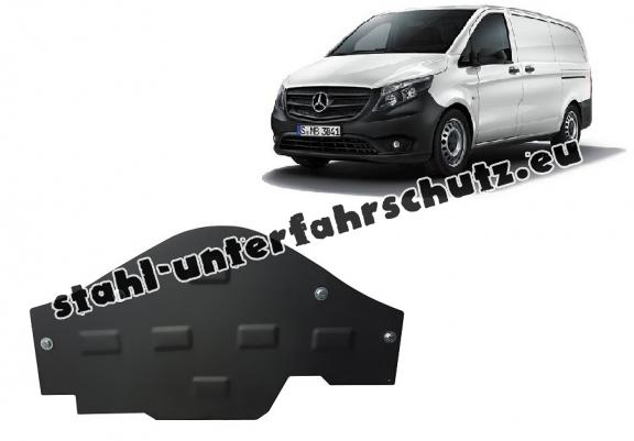 Unterfahrschutz aus Stahl für Stop&Go system Mercedes Vito W447, 4x2, 1.6 D