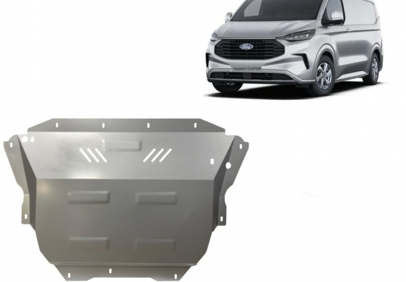 Unterfahrschutz aus verzinktem Stahl für Motor der Marke Ford Tourneo Custom