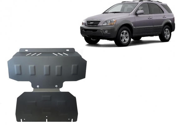 Unterfahrschutz für Motor und  kühler aus Stahl für  Kia Sorento