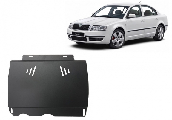 Unterfahrschutz für Schaltgetriebe aus Stahl für   Skoda Superb