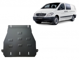 Stahl Getriebe Schutz für Mercedes Vito W639 - 2.2 D 4x2 (2003-2014)