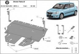 Unterfahrschutz Skoda Fabia 3 (2015-2021)