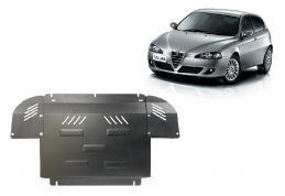 Unterfahrschutz für Motor und Getriebe aus Stahl für  Alfa Romeo 147 (2000-2010)