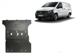Unterfahrschutz für Motor und Getriebe aus Stahl für Mercedes Vito W447 - 4X2  (2014-2026)