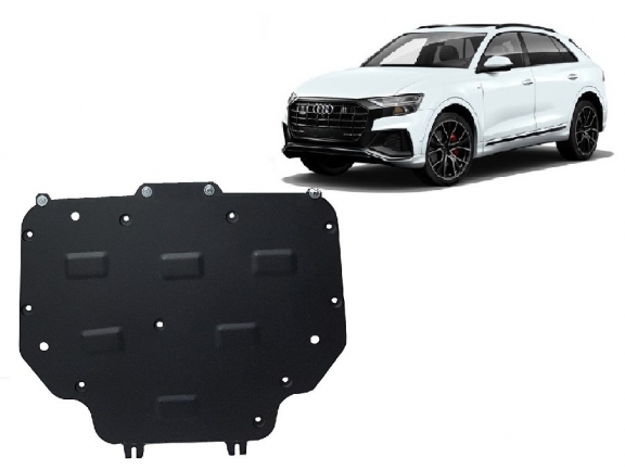 Stahl Getriebe Schutz für  Audi Q8