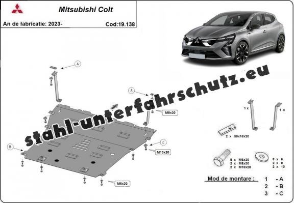 Unterfahrschutz für Motor der Marke Mitsubishi Colt