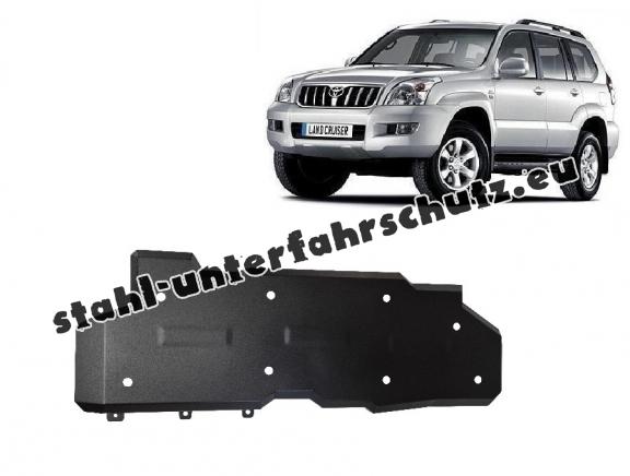 Stahlschutz für Treibstofftank der Marke Toyota Land Cruiser J120 - nur für 5 türer modell