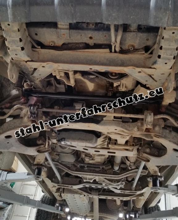 Unterfahrschutz für Motor und  kühler aus Stahl für Nissan Navara D22