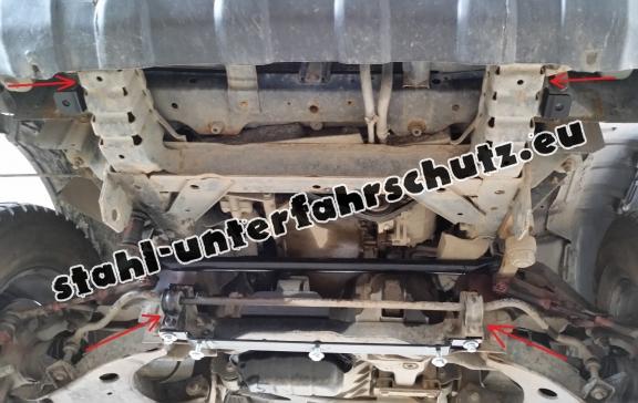 Unterfahrschutz für Motor und  kühler aus Stahl für Nissan Pick Up