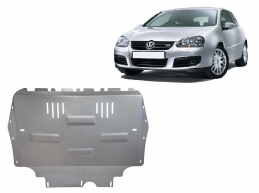 Aluminium Unterfahrschutz für Motor und Getriebe für den Vw Golf mk5 (2004-2010)