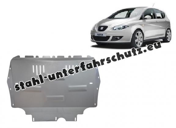 Aluminium Unterfahrschutz für Motor und Getriebe aus Stahl für den Seat Altea (2009-2012)