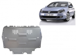 Aluminium Unterfahrschutz für Motor und Getriebe für den VW Golf 6 (2009-2012)