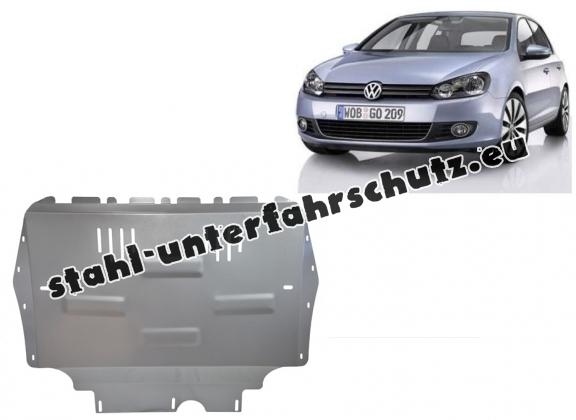 Aluminium Unterfahrschutz für Motor und Getriebe für den VW Golf 6 (2009-2012)