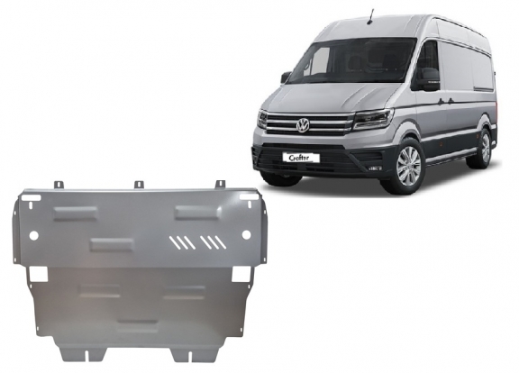 Aluminium Unterfahrschutz für Motor und Getriebe für den Vw Crafter