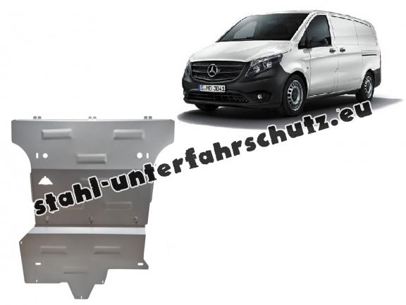 Aluminium Unterfahrschutz für Motor der Marke Mercedes Vito W447