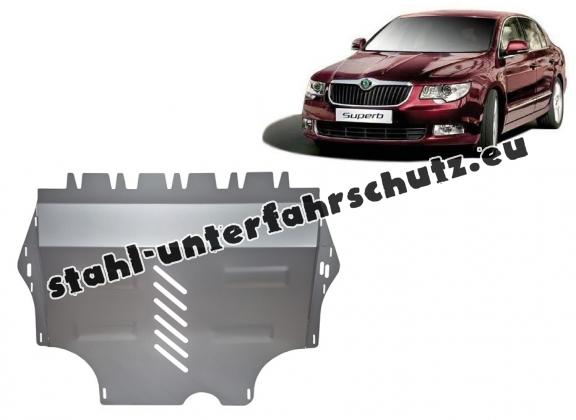Aluminium Unterfahrschutz für Motor der Marke Skoda Superb II