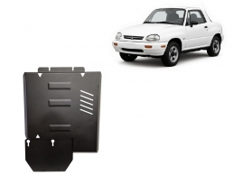 Stahl Getriebe Schutz für  Suzuki X90 2.0 (1988-1999)
