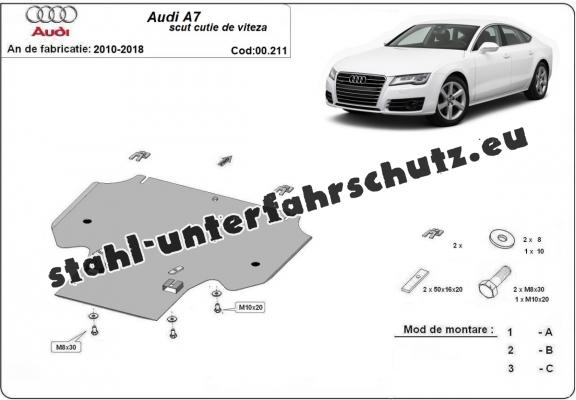 Stahl Getriebe Schutz für  Audi A7