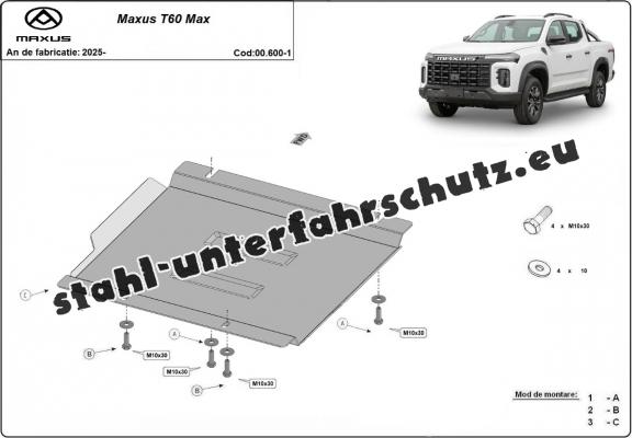 Stahl Getriebe Schutz für Maxus T60 Max