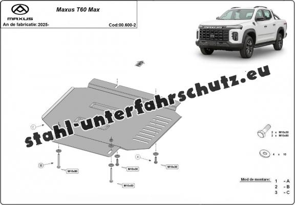Unterfahrschutz für Verteilergetriebe aus Stahl für Maxus T60 Max