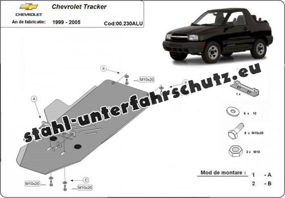 Aluminium Getriebe Schutz für Chevrolet Tracker