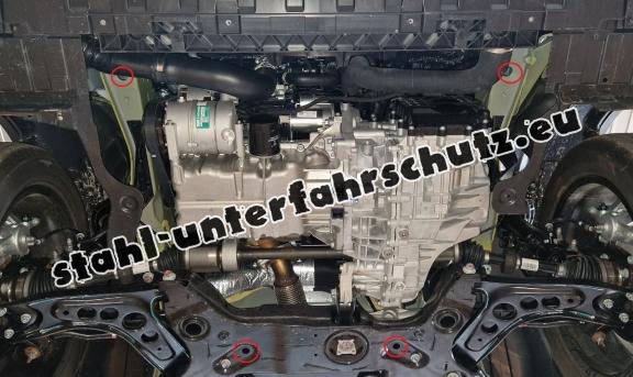 Aluminium Unterfahrschutz für Motor der Marke BAIC Beijing X55