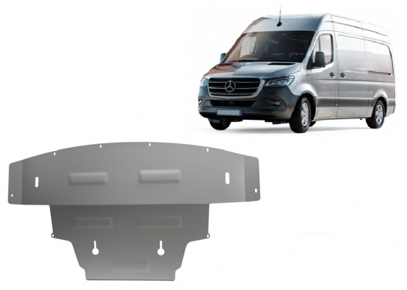 Aluminium Unterfahrschutz für Motor der Marke Mercedes Sprinter - RWD
