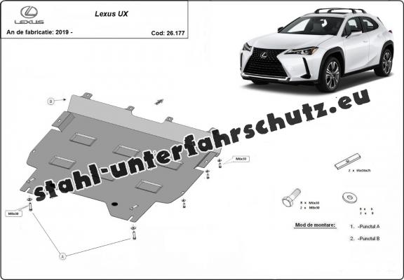 Unterfahrschutz für Motor der Marke Lexus UX