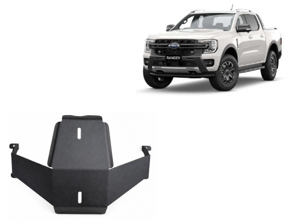 Stahl Differentialschutz für  Ford Ranger