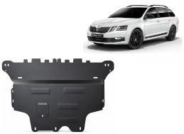 Unterfahrschutz für Motor und Getriebe aus Stahl für  Skoda Octavia 3 - Automatikgetriebe (2013-2020)