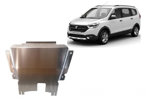 Aluminium Unterfahrschutz für Motor und Getriebe für den Dacia Lodgy Stepway
