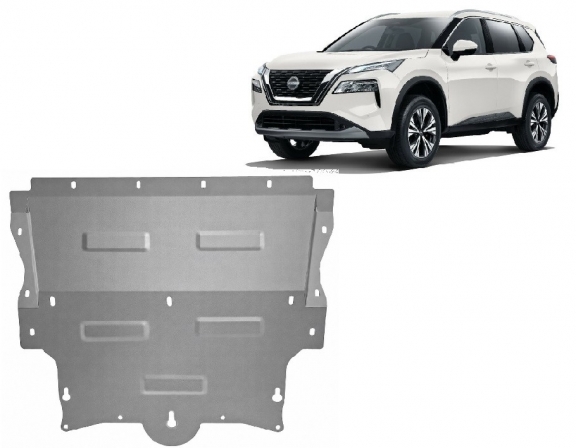Aluminium  Unterfahrschutz Nissan X-Trail T33 