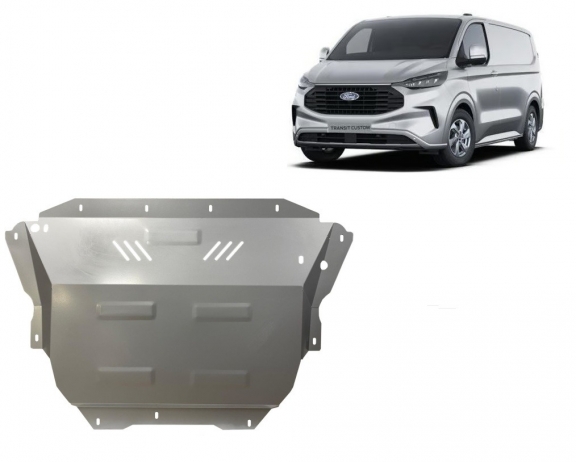 Aluminium Unterfahrschutz für Motor und Getriebe für den Ford Tourneo Custom