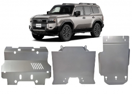 Unterfahrschutz Toyota Land Cruiser - Aktionspaket Aluminium (2024-2026)