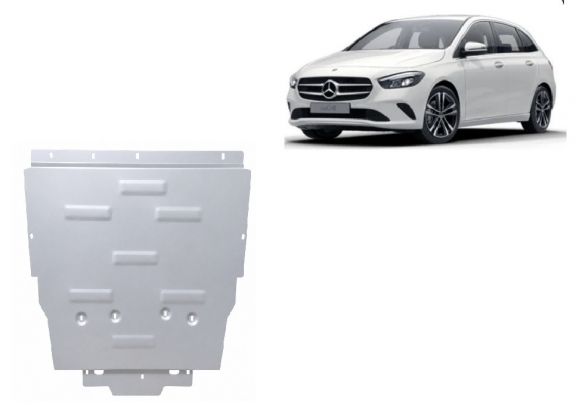Aluminium Unterfahrschutz für Motor der Marke Mercedes B-Classe