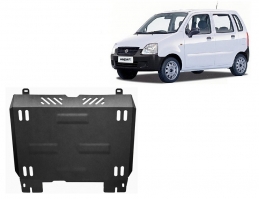 Unterfahrschutz für Motor und Getriebe aus Stahl für  Suzuki Wagon R+ (2000-2007)