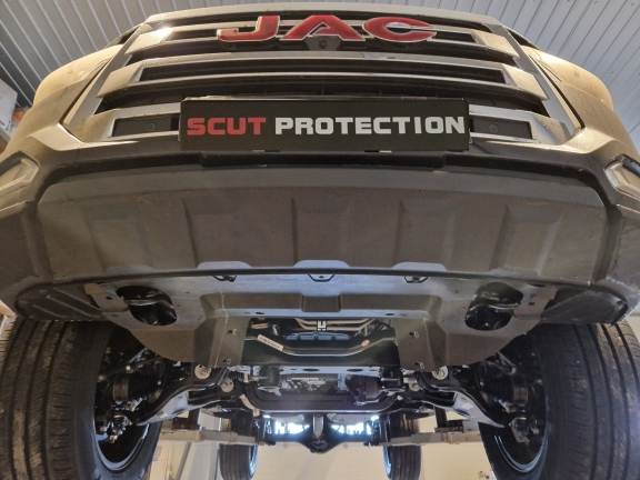 Aluminium Unterfahrschutz für Motor der Marke Jac T8