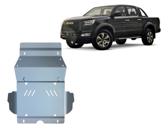 Aluminium Unterfahrschutz Evo Cross 4 