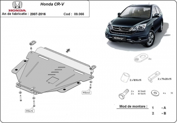 Unterfahrschutz für Motor der Marke Honda CR-V Gen 3
