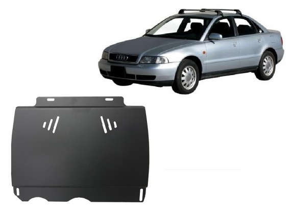 Unterfahrschutz für Schaltgetriebe aus Stahl für   Audi A4  B5
