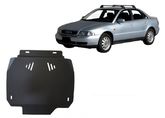 Unterfahrschutz aus Stahl für Automatikgetriebe der Marke Audi A4  B5