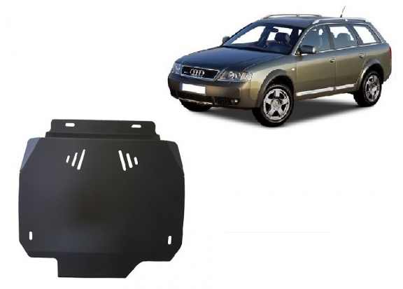Unterfahrschutz aus Stahl für Automatikgetriebe der Marke Audi Allroad A6
