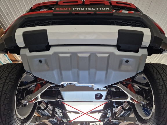 Aluminium Unterfahrschutz für Motor der Marke Ford Ranger Raptor