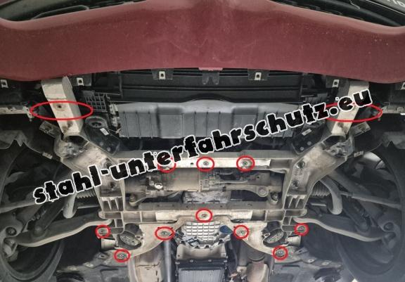 Unterfahrschutz für Motor der Marke Alfa Romeo Stelvio