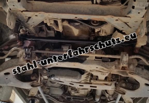 Unterfahrschutz für Motor und  kühler aus Stahl für Nissan Navara D22