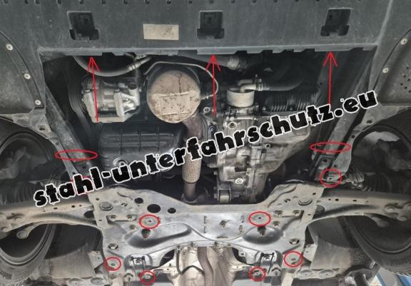 Unterfahrschutz für Motor der Marke Opel Astra L