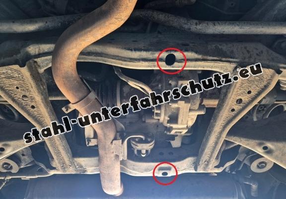 Stahl Differentialschutz für Nissan Qashqai J12